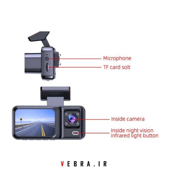 دوربین ثبت وقایع سه لنزه R5